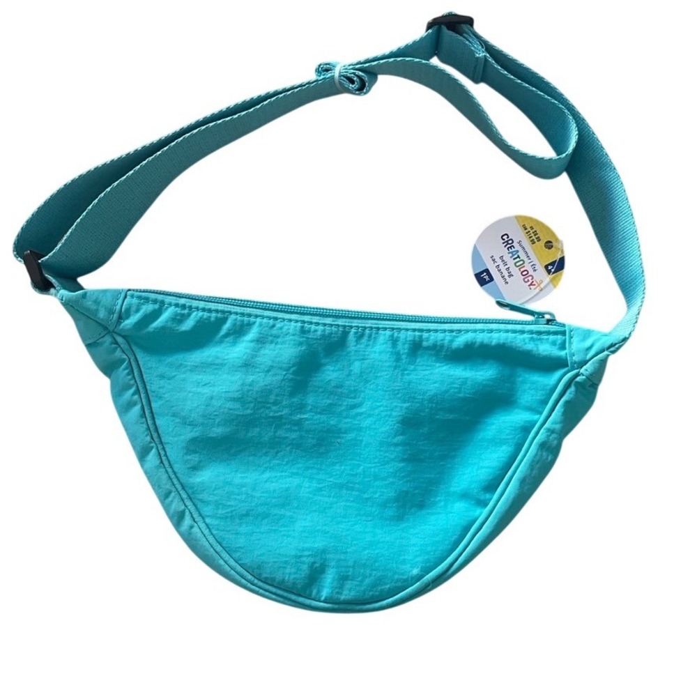 Creatology Teal Blue Green Fanny Pack Belt Bag‎ Kids Children Strap Zip Pocket